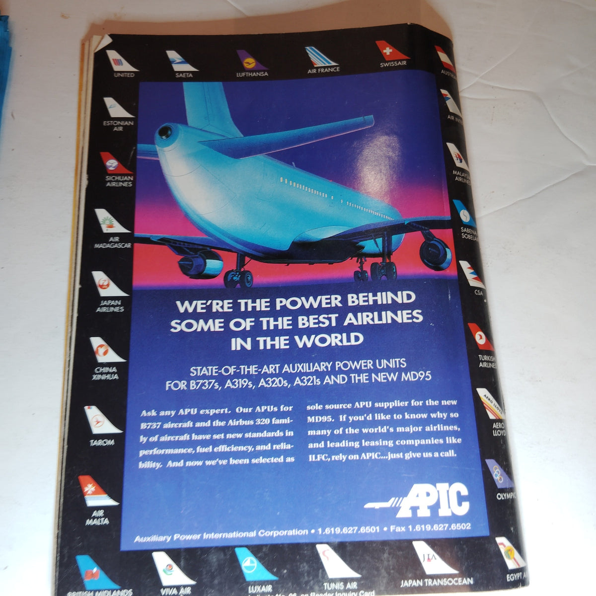 Air Transport World Magazine - December 1995 "IS IT SAFE?" Aviation Industry