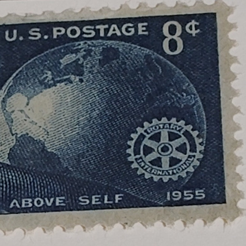 1955 8¢ Rotary International 50th Anniversary Stamp Scott #1066