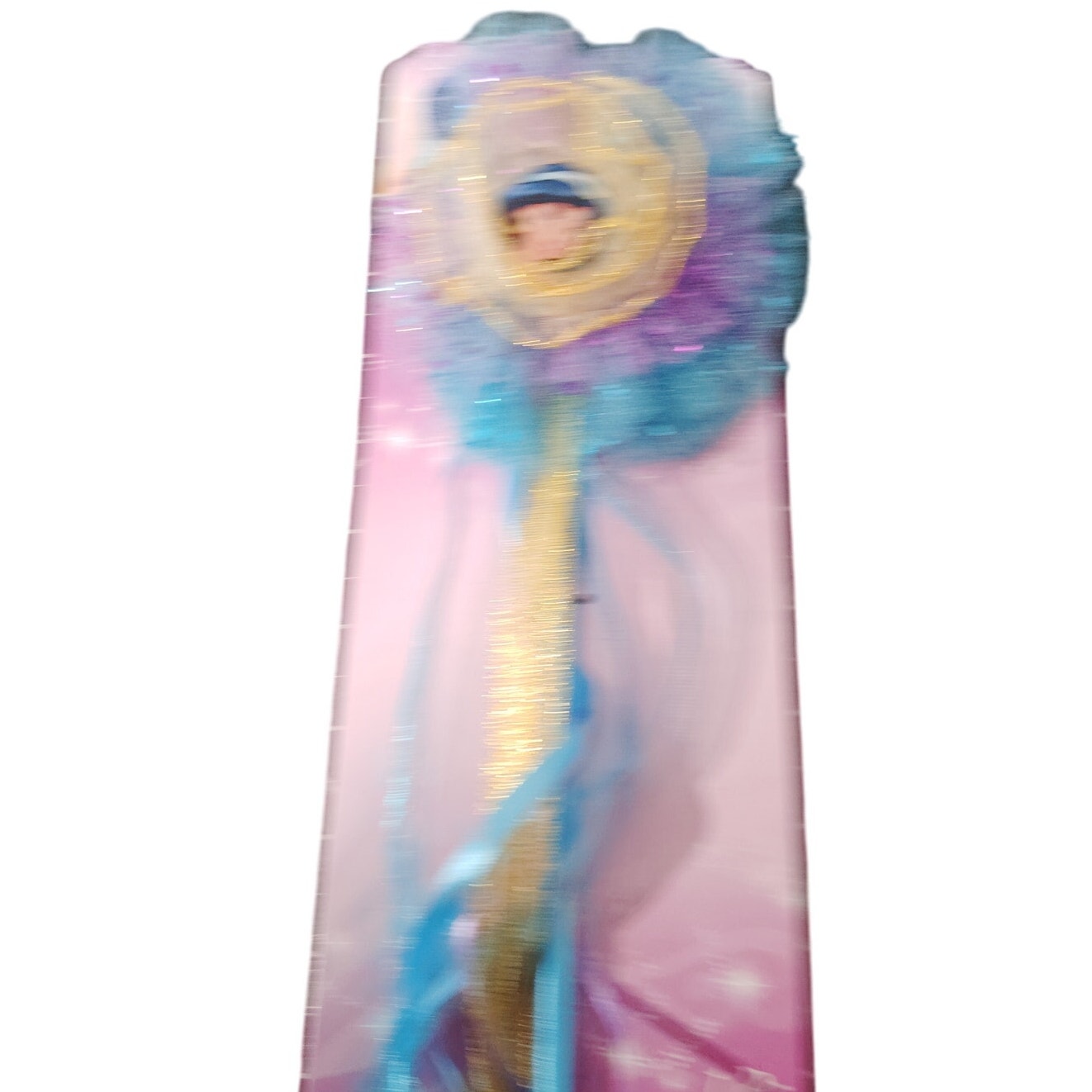 Jasmine Princess Wand 17" Caribbean Blue Baguette Costume Accessory