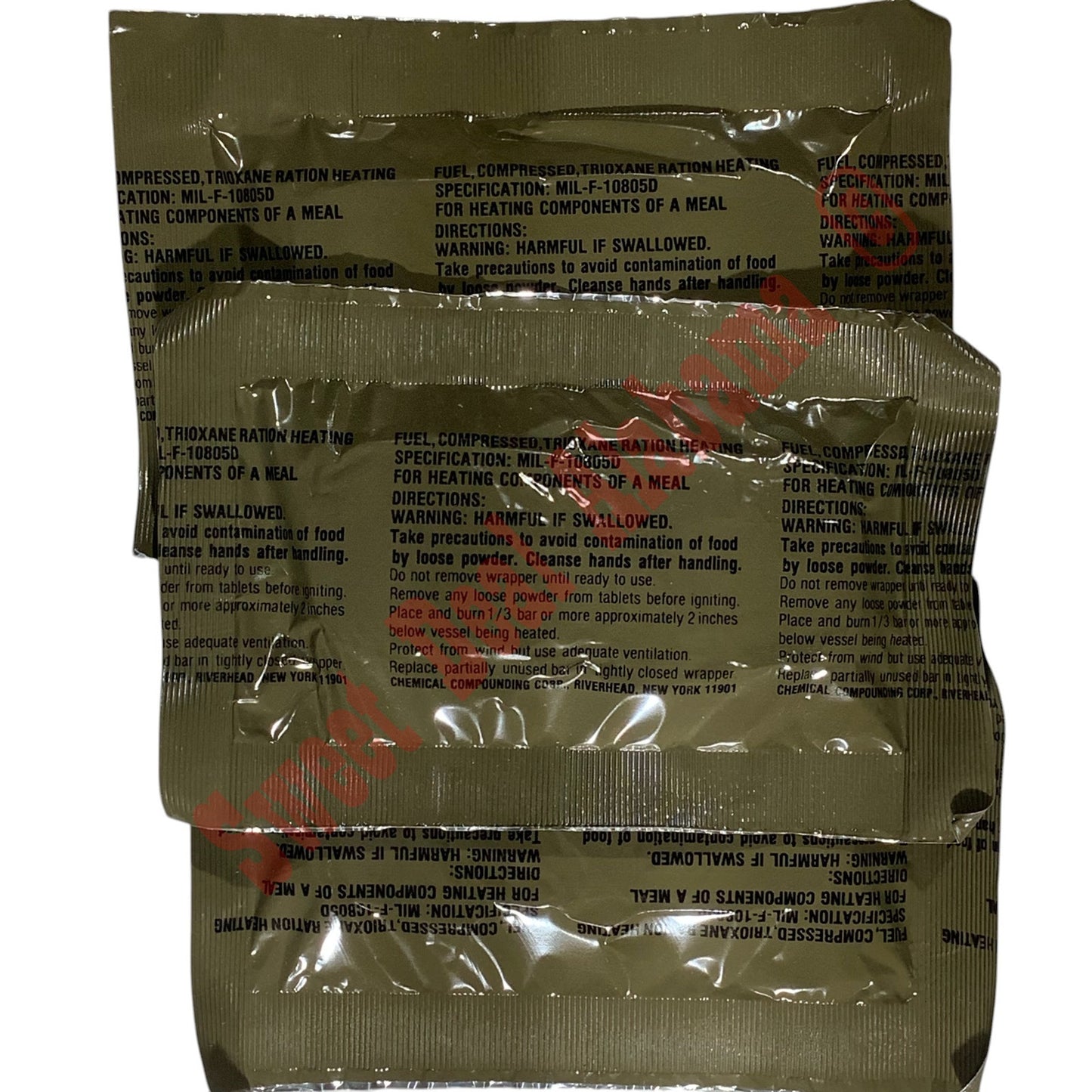 3-PK Military Field Gear, Trioxane Compressed Fuel MIL-F-10805D 9110-00-263-9865