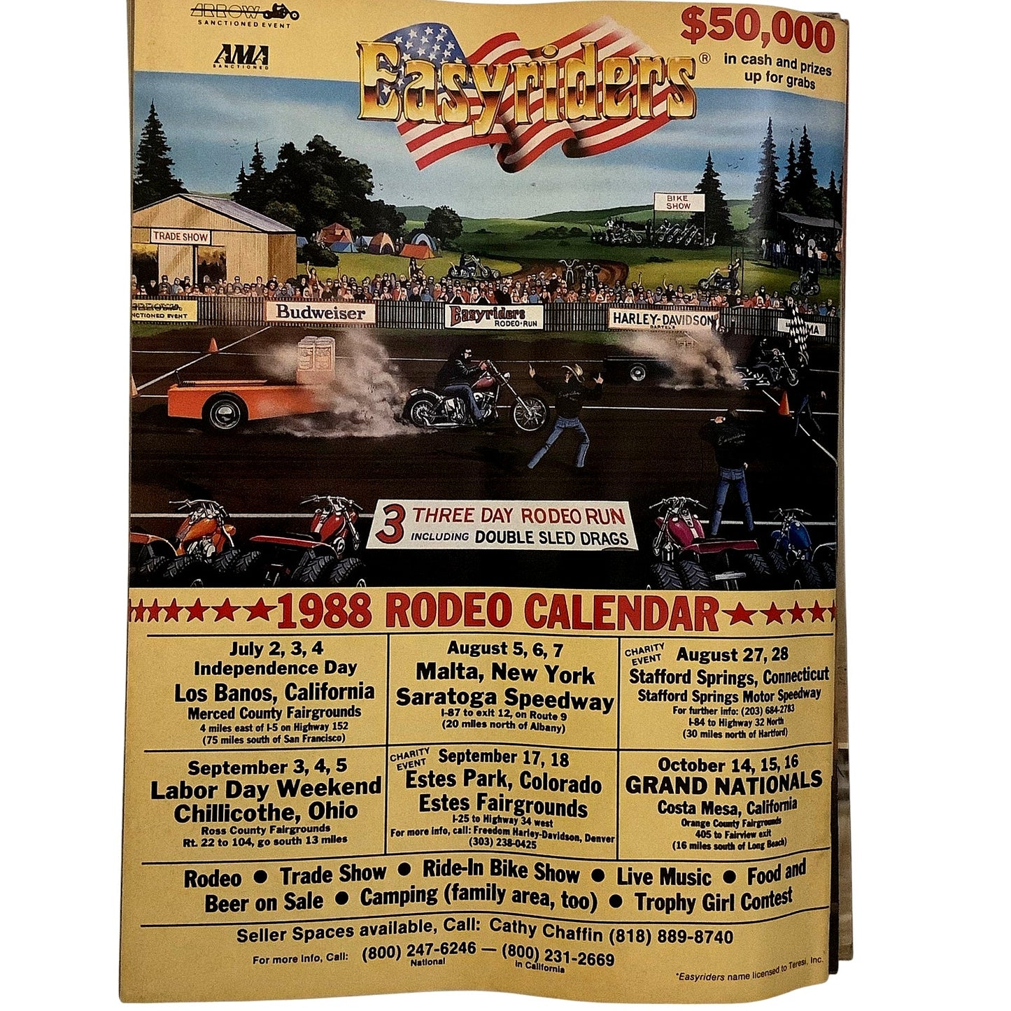 Vintage Easyriders, In The Wind #32, Vintage November 1988