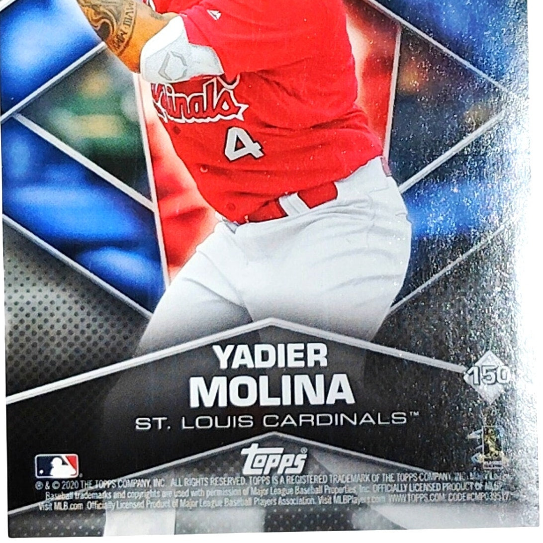 Yadier Molina Justin Verlander Gerrit Cole 2020 Topps Sticker Card #150 - VG/EX