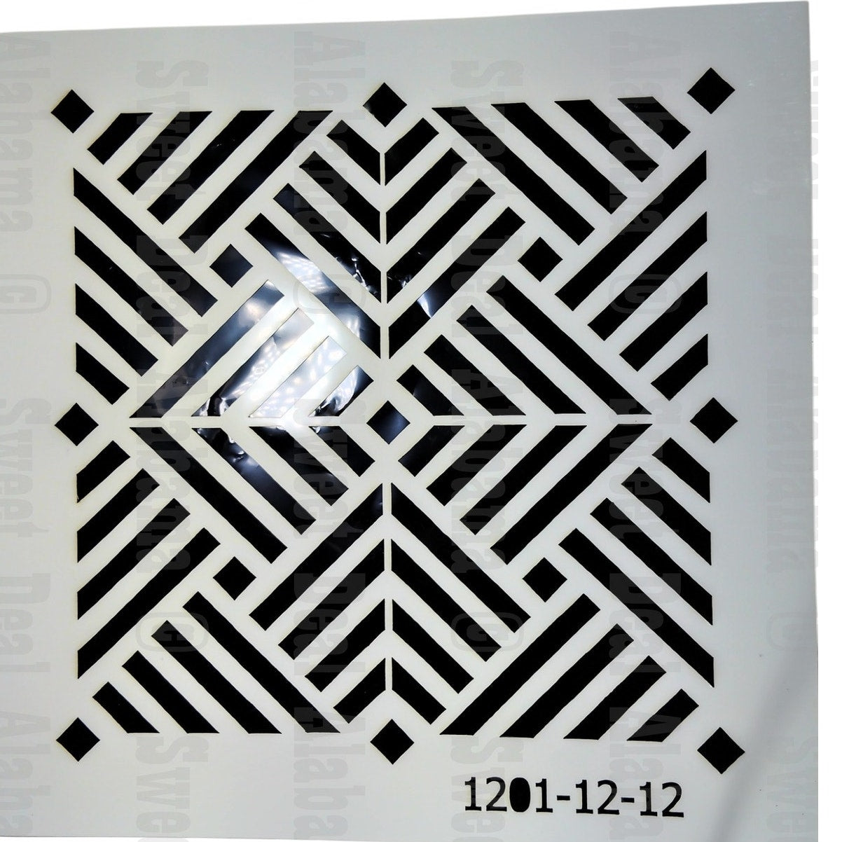 Kayra Decor Damask Wall Stencils 12x12 – 4 Designs (1180, 1179, 1187, 1201)