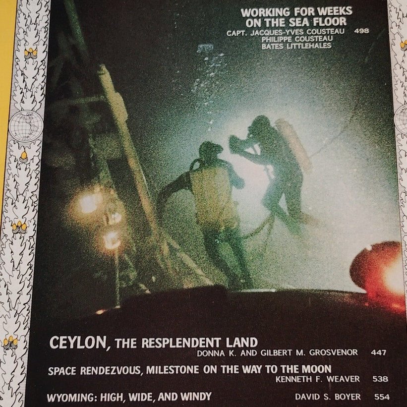 National Geographic Magazine – April 1966 | Ceylon, Wyoming & Space Rendezvous