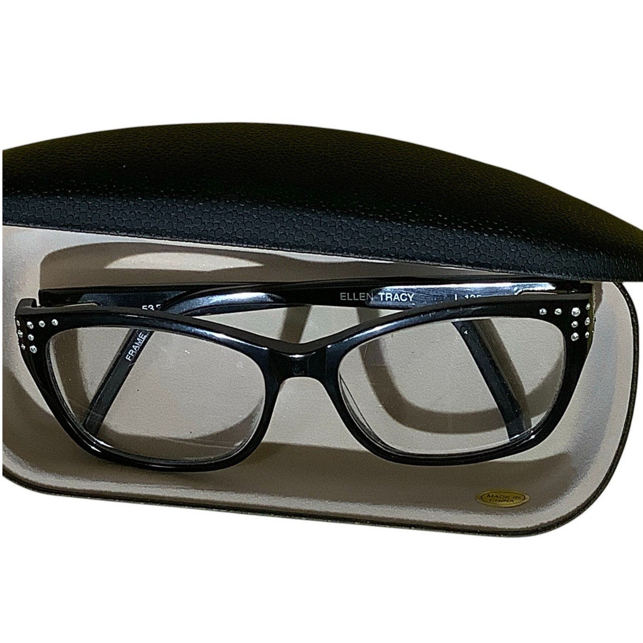 Ellen Tracy Women's/Girl's Eyeglass Frames 53 16 135MM, Black, Style: Tunis