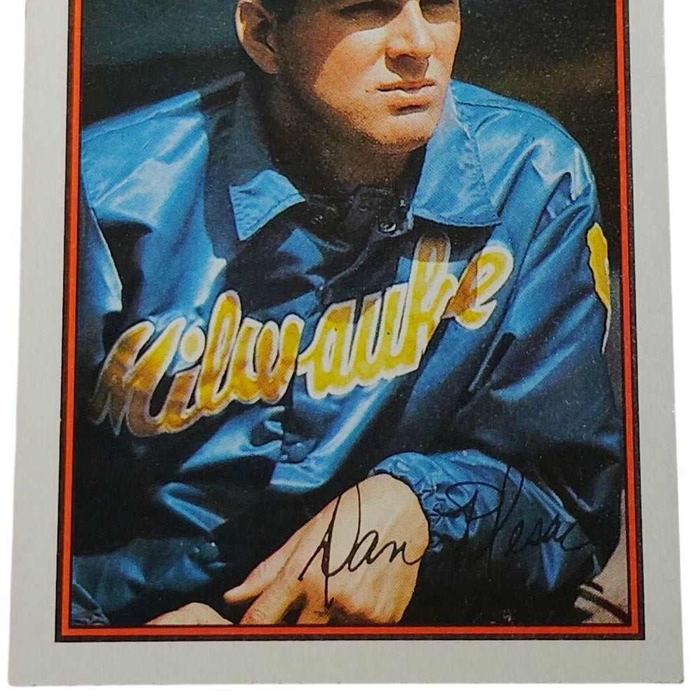 1989 Bowman Dan Plesac #133 Milwaukee Brewers P MLB Oversize Baseball NM