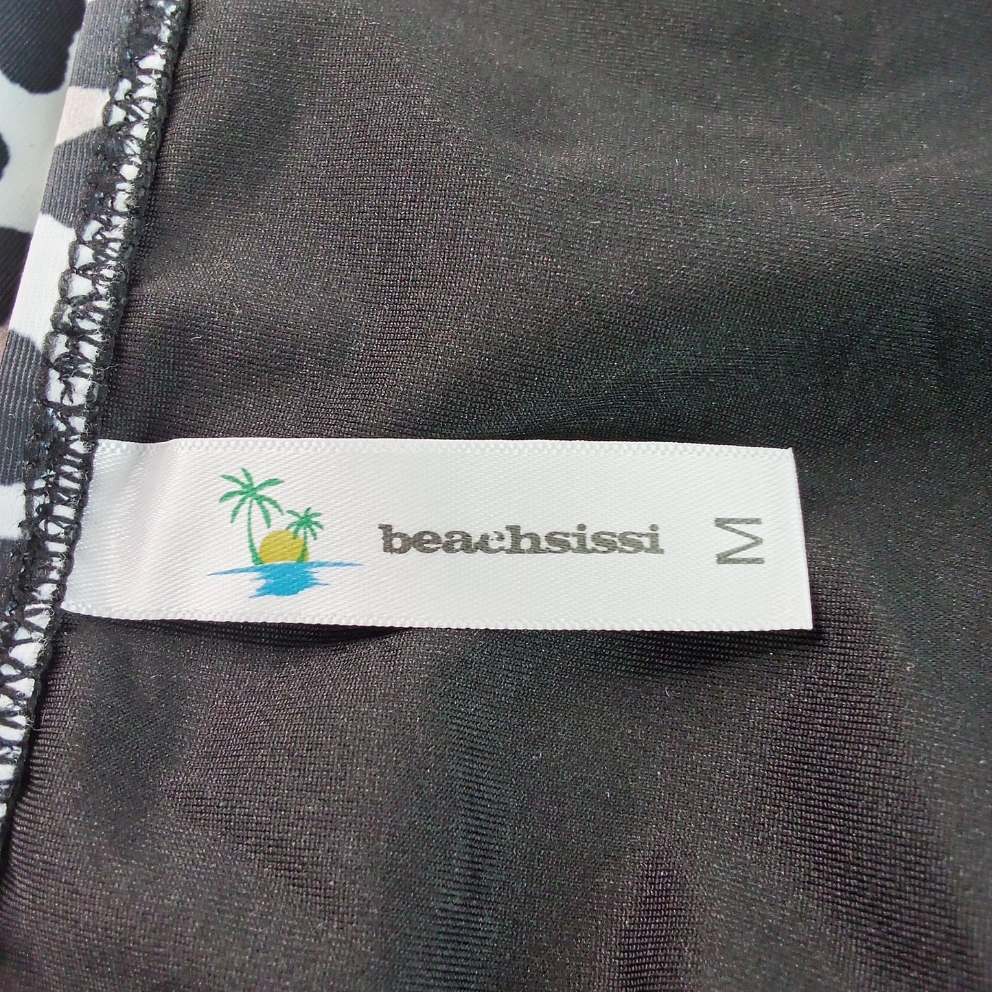 Beachsissi Leopard Print High Waisted Bikini Bottoms Women’s Swim Medium