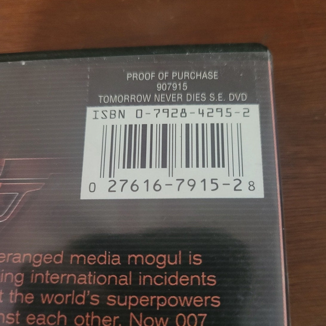 Tomorrow Never Dies DVD 1997 Special Edition – James Bond 007, Pierce Brosnan