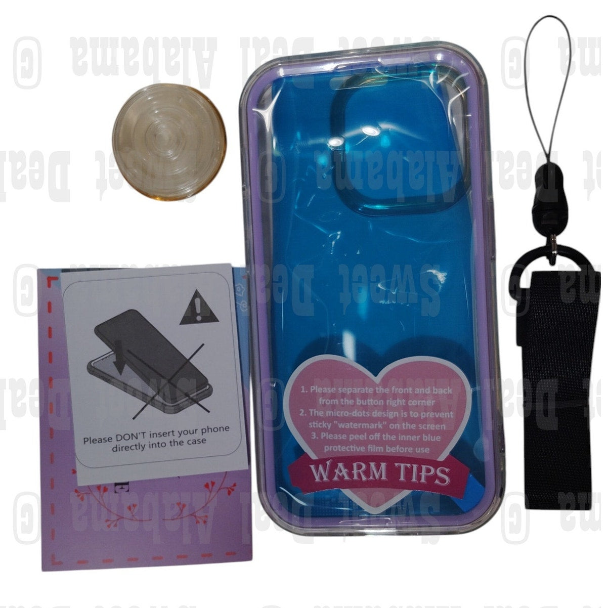 For iPhone 14 Pro (6.1" 2022 Release) Case, Featuring Clear Case, Hearts Design