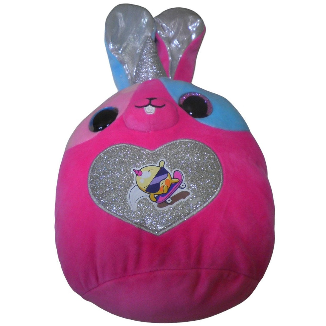 Large 15” Plush By ZURU Inc. Rainbocorn Bunny Winged Skateboard Unicorn