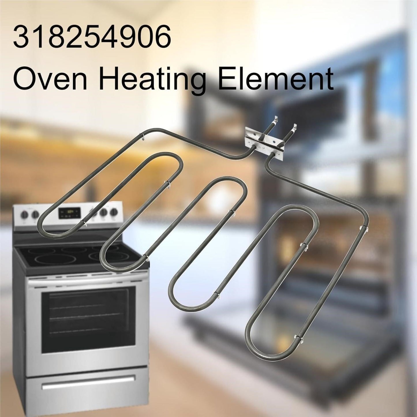 2-Pk Oven Heating Elements – 318254909 & 318254906 – Fits Electrolux, Kenmore+