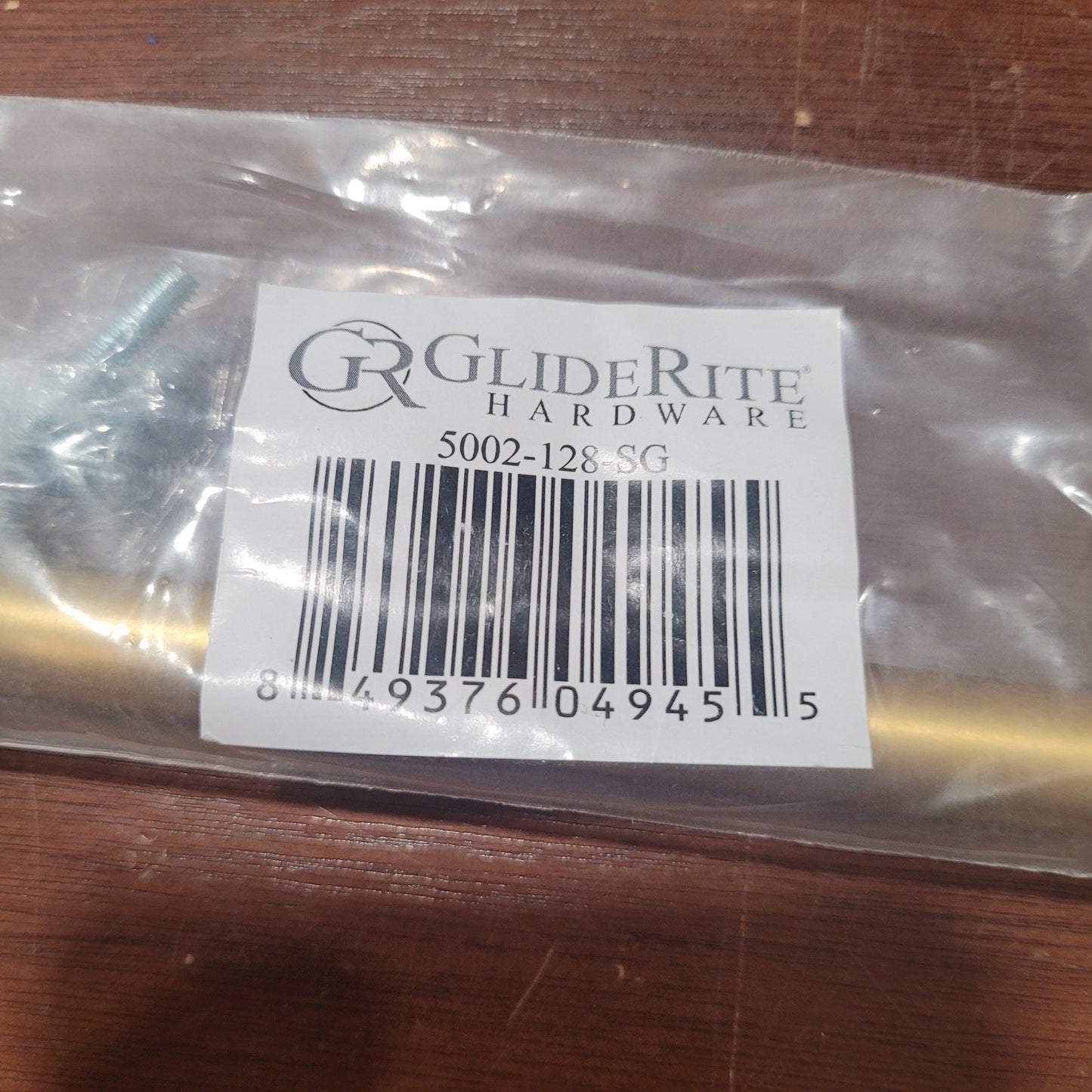 5‑1/16" Satin Gold Solid Steel Bar Pull – Modern Cabinet Handle – 5002‑128‑SG