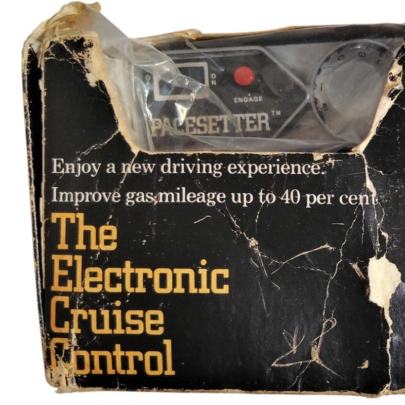 1976 Pacesetter Electronic Cruise Control NIB Annuncionics Inc. w/ Manual & Warranty Card, Vintage