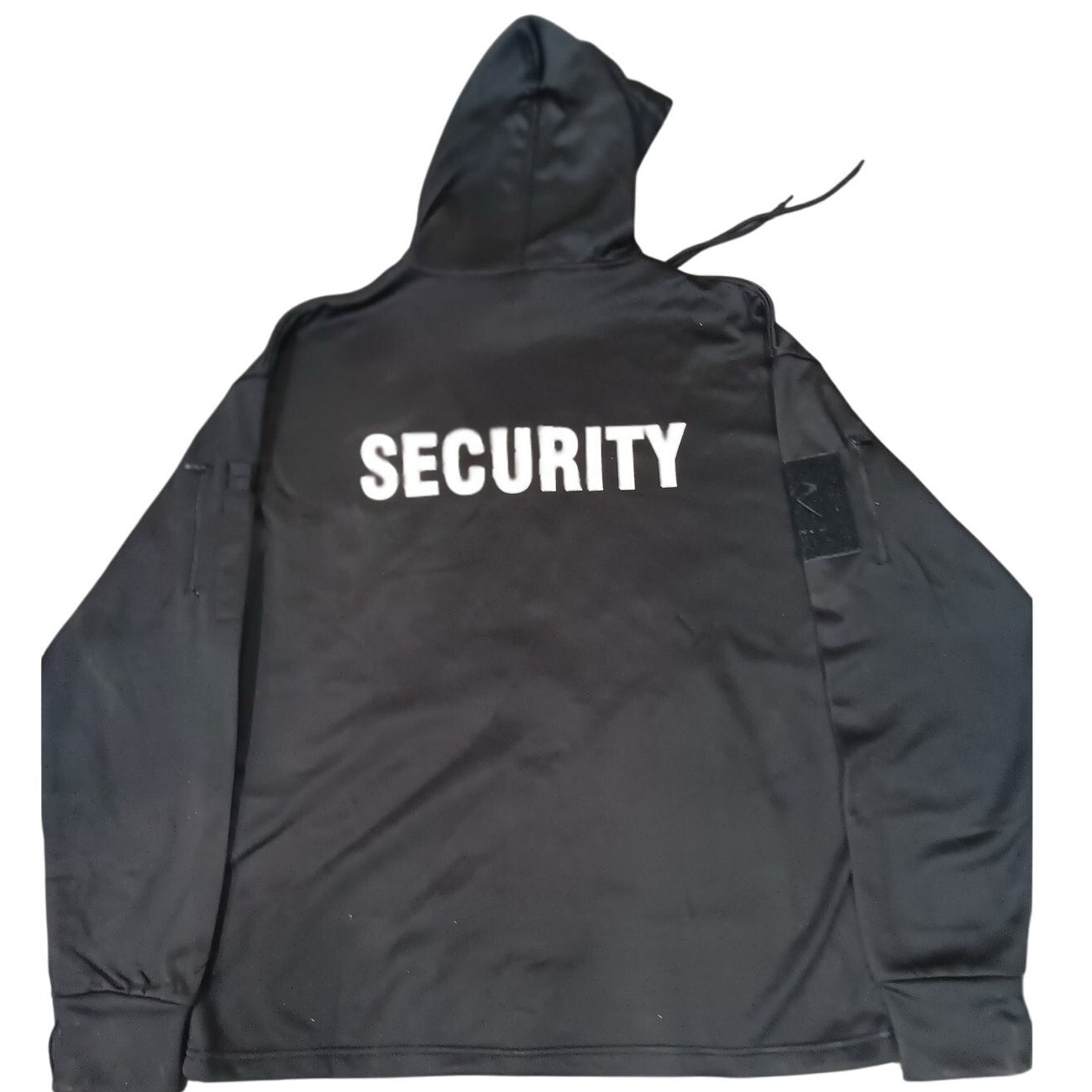 Rothco Security Medium Hoodie - Black- “SECURITY” Front & Back - Concealed Carry