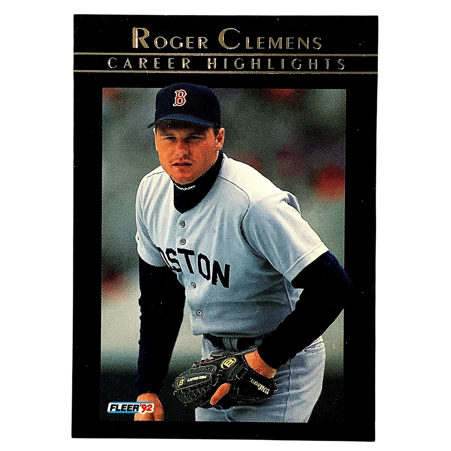 1992 Fleer Roger Clemens Career Highlights Card #15, Q&A w/ The Rocket, NM+