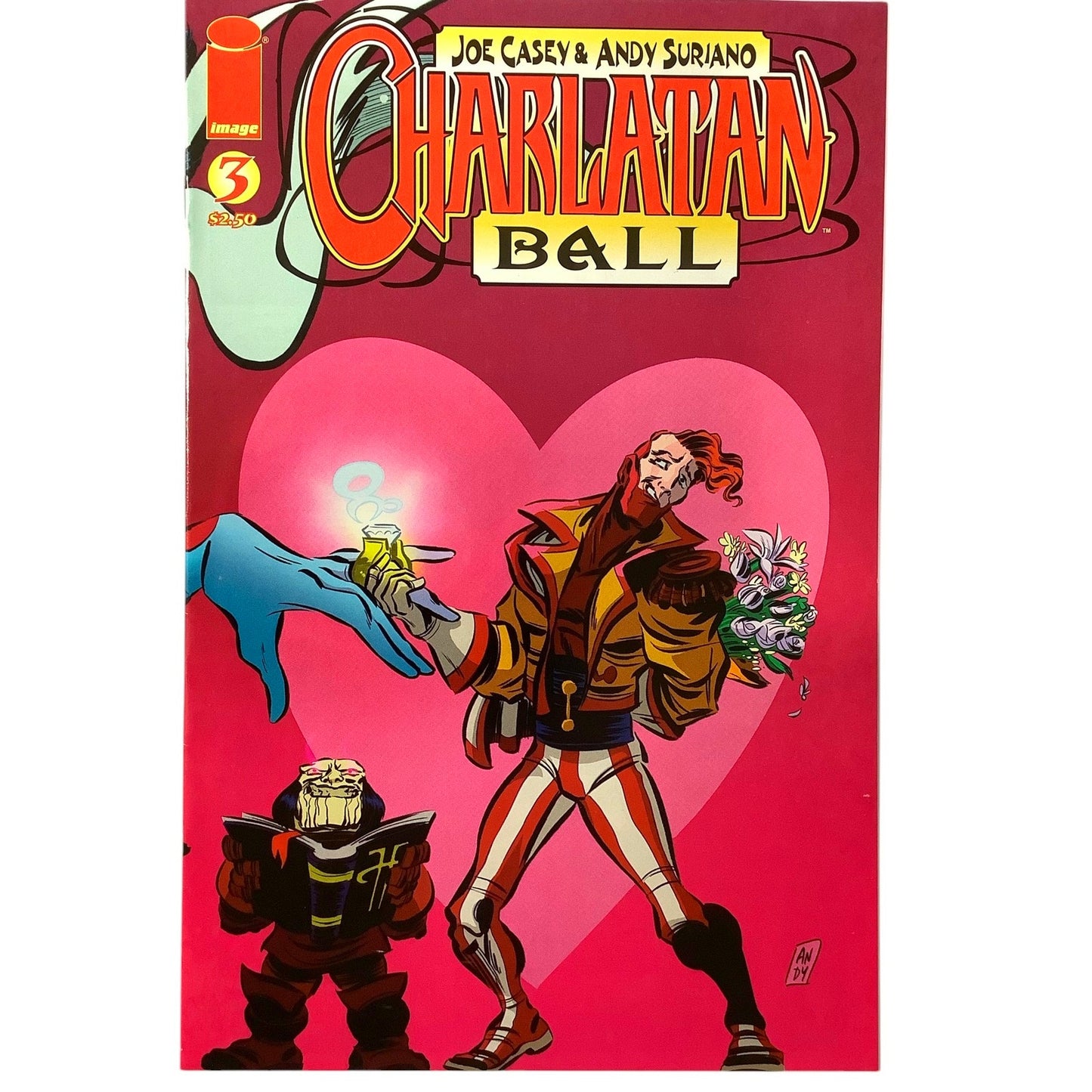 Charlatan #3, Bliss at the Ball, Aug 2008, NM 9.4, Image Comics