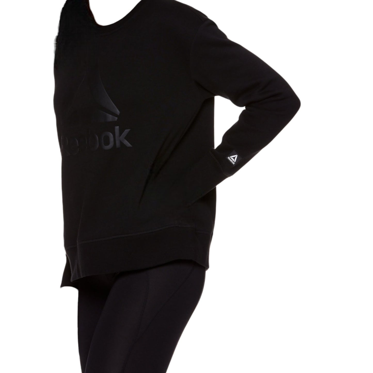 Reebok Women's Supersoft Gravity Crew Sweatsuit Shirt & Pants w/ Pockets, SM