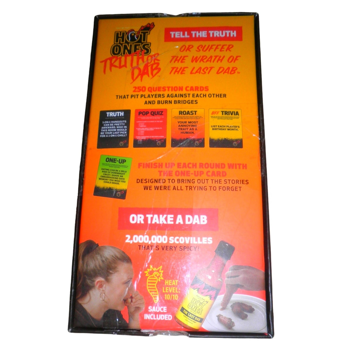 Hot Ones Truth or Dab the Game - Hot Sauce NOT Included (Ages 17+)