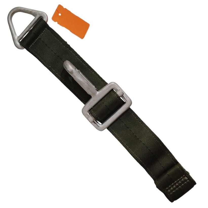 12" Parachute/Cargo Strap w/ PS22043-1 B-12 Hook ODG 1-5/8" Wide Rated 2500 lbs