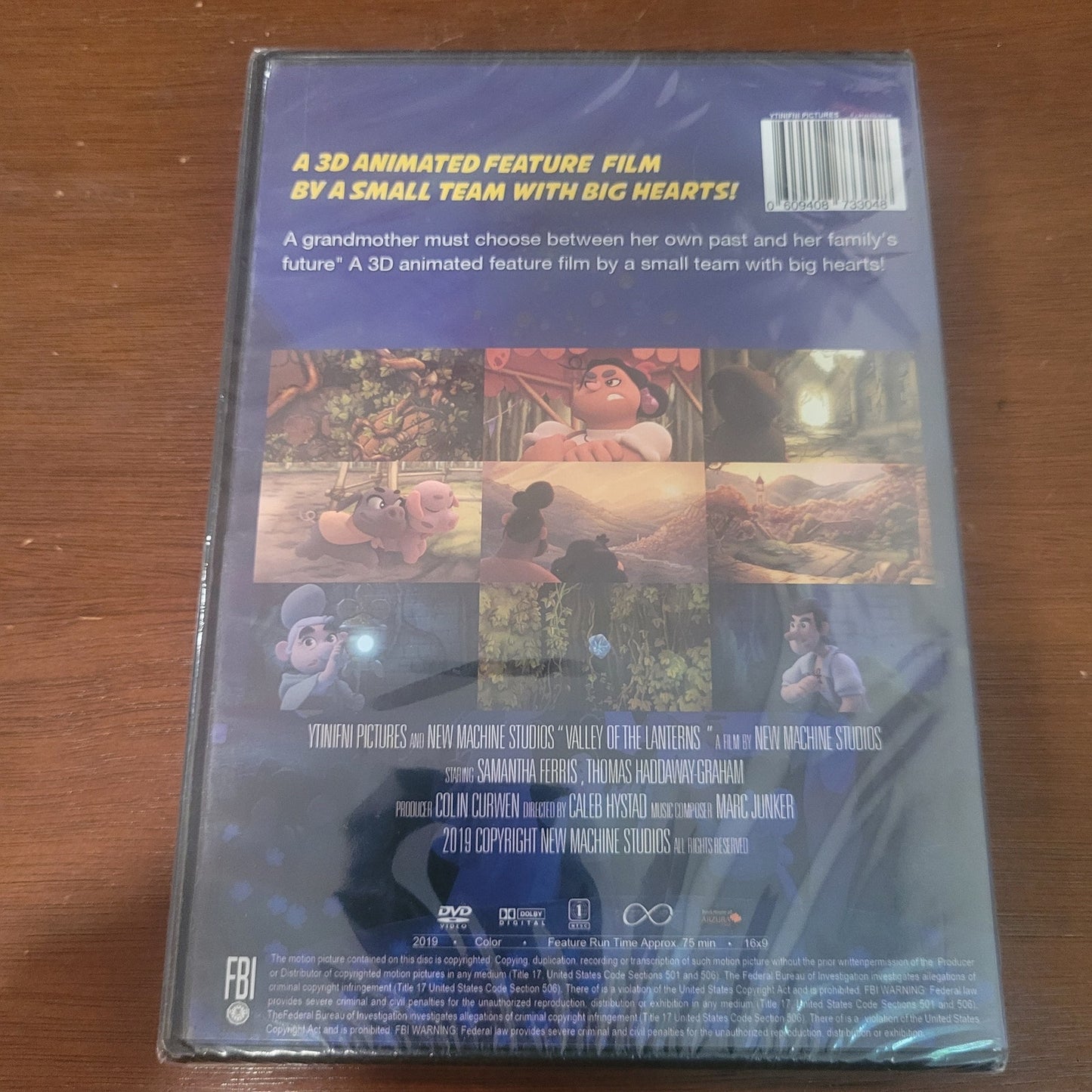 Valley of the Lanterns DVD 2018 Directors Cut Animated Family Fantasy Story