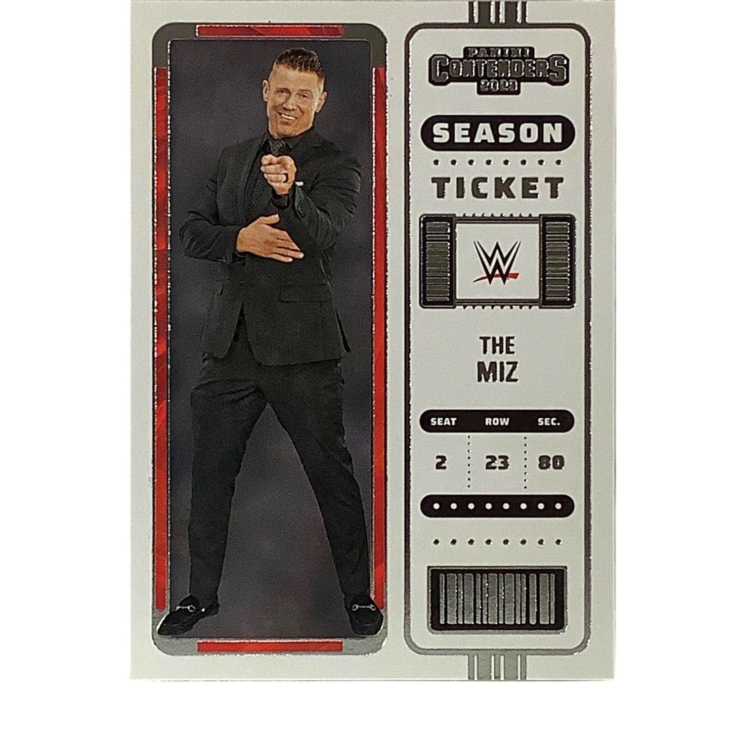 The Miz, WWE Contenders Card 33 2023 Panini - Chronicles WWE Collectors Card NM+