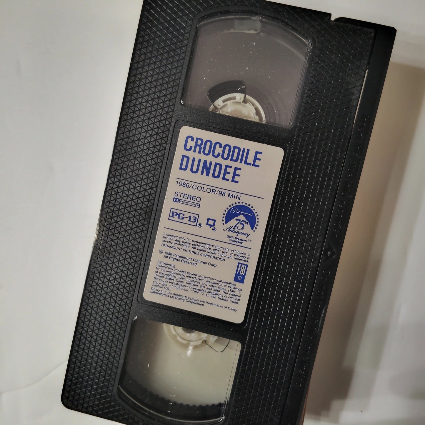 Crocodile Dundee VHS 1986 Paul Hogan Linda Kozlowski Comedy Adventure Paramount