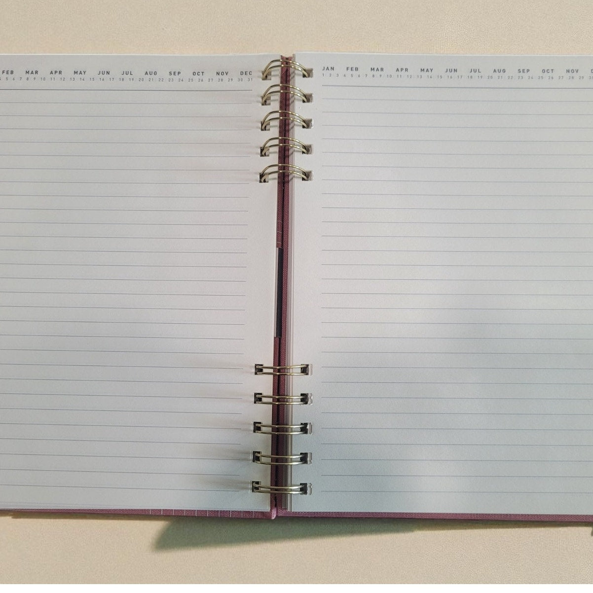 3-Pack – Altitude Supplies Spiral Journals – 6.25" x 8.5" – 160 Lined Pages – Mauve Pink Arch Cover