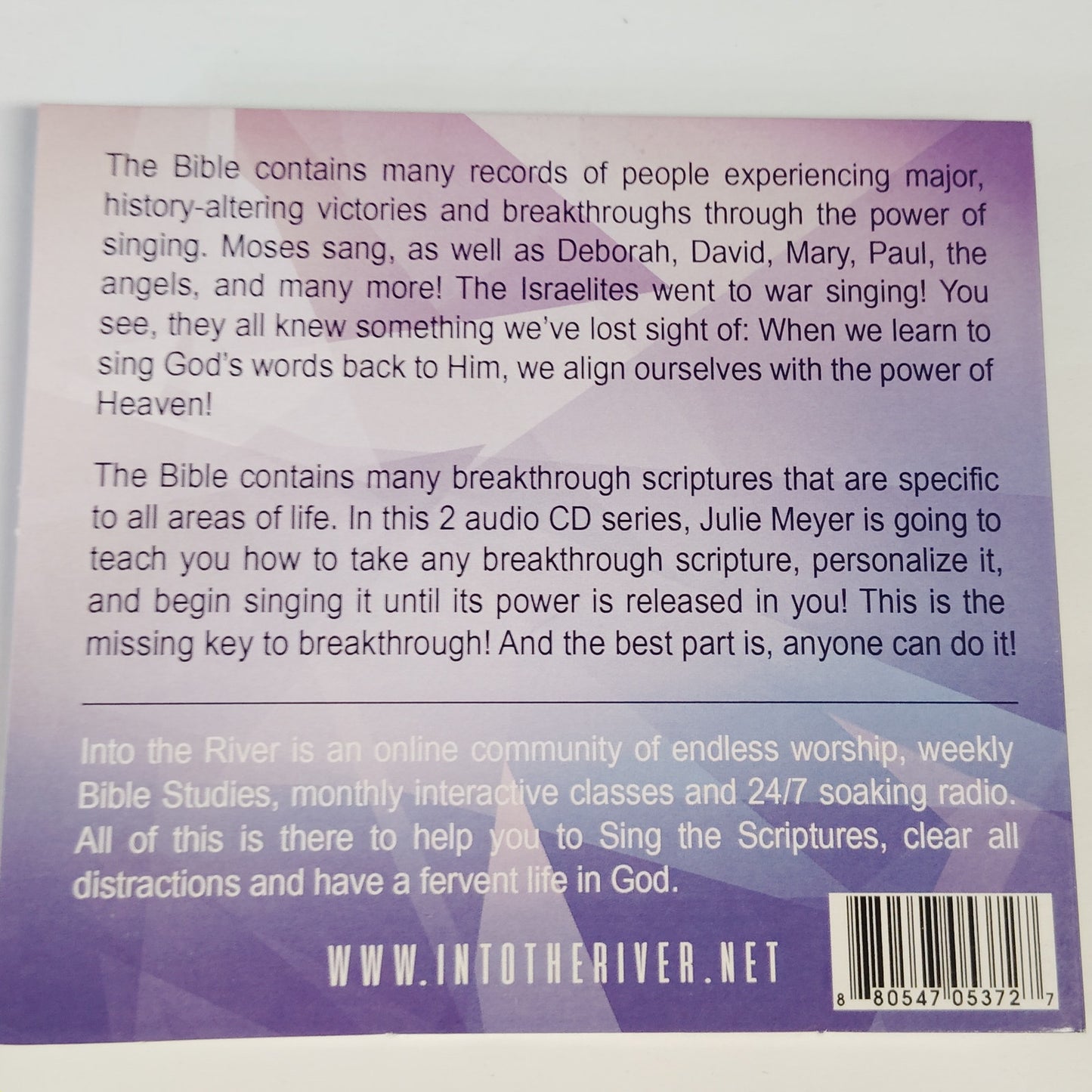 Julie Meyer “Singing the Scriptures” 2‑Audio CD Teaching Series 2018