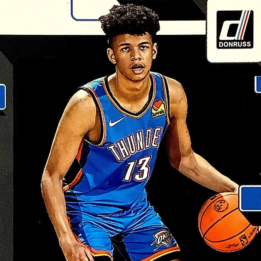 Ousmane Dieng (Rated Rookie), OKC Thunder, Card #211, 2022-23 NBA Panini-Donruss