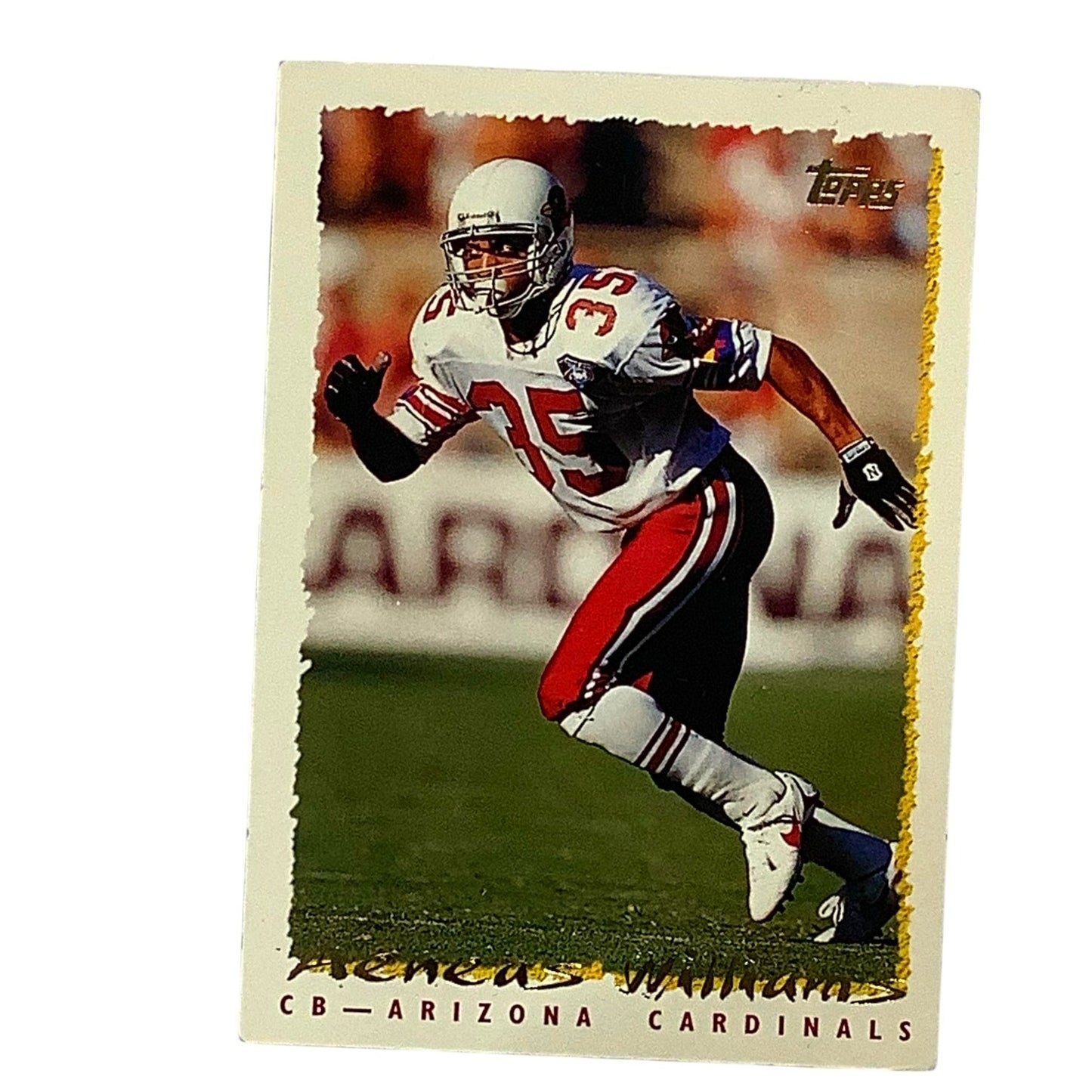 Aeneas Williams, Arizona Cardinals, NFL Topps 1995 Card 365, EXC