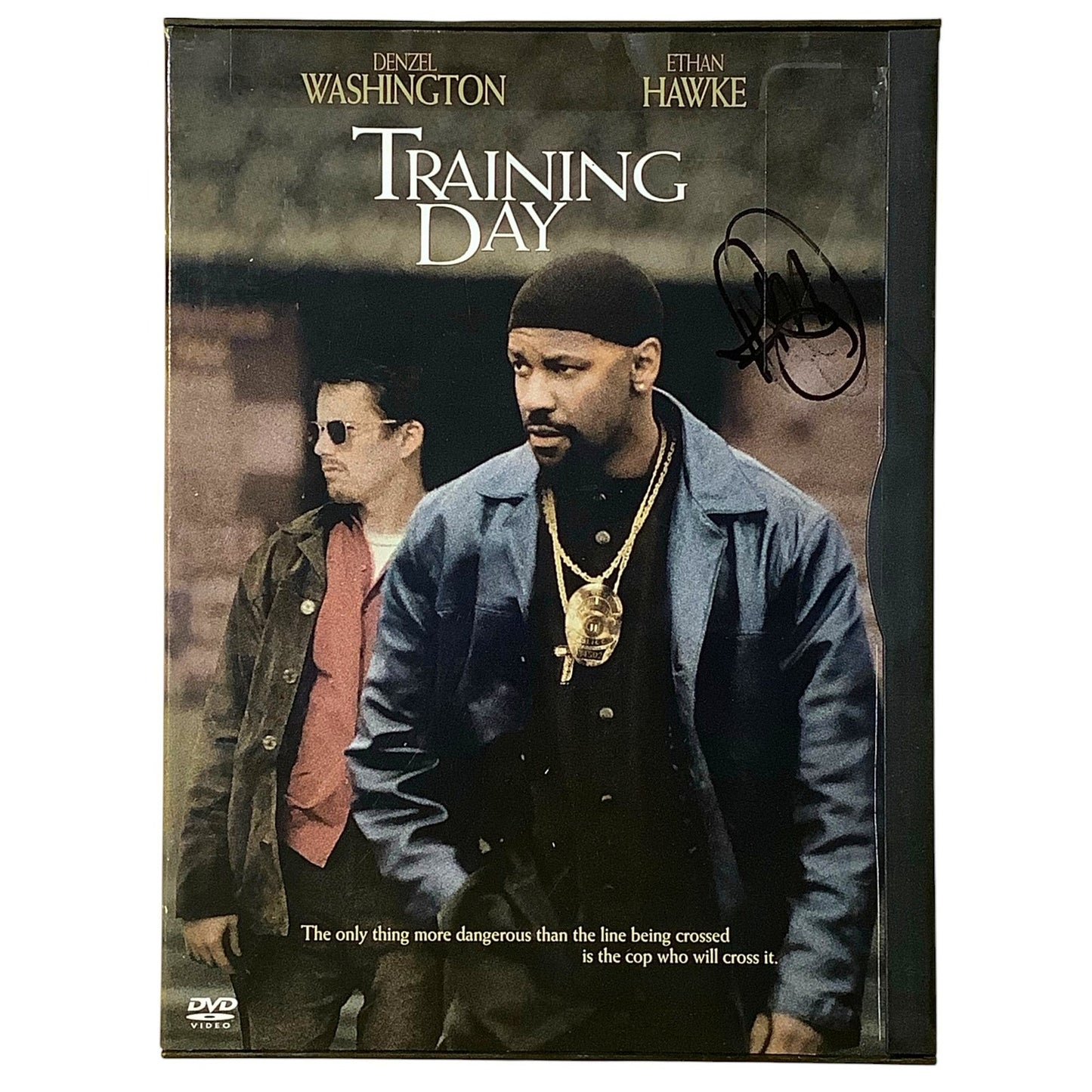 2004 Training Day, Denzel Washington Autograph on Both Case (Snapcase) and DVD