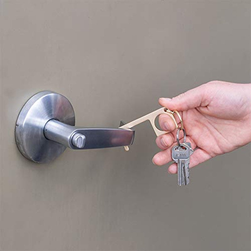 SpaRoom Touch Free Tool Keychain to Open Doors, Press Buttons and Switches