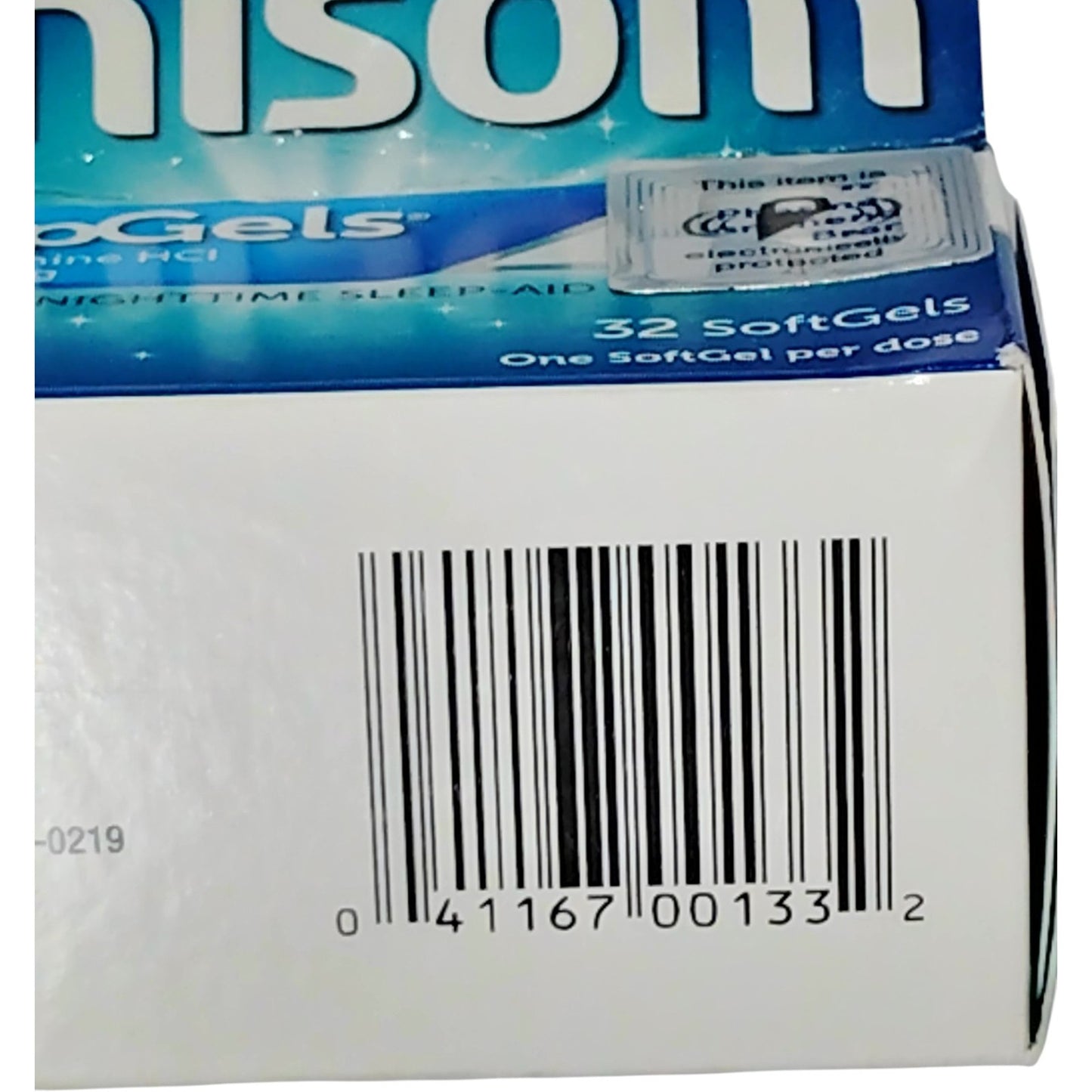 Unisom SleepGels – Diphenhydramine 50mg – 32 Softgels – Exp. 08/2026