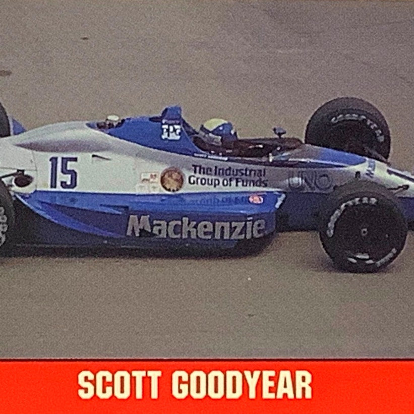 Scott Goodyear 27th Place at Indy 1991 Action, 1992 Legends of Indy Card 28, NM+