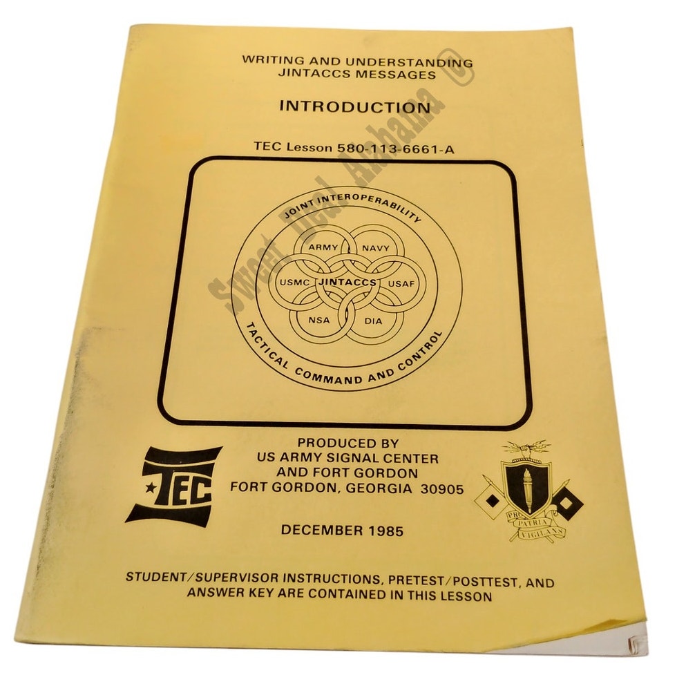 1985 Joint Interoperability Tactical Command and Control: Introduction