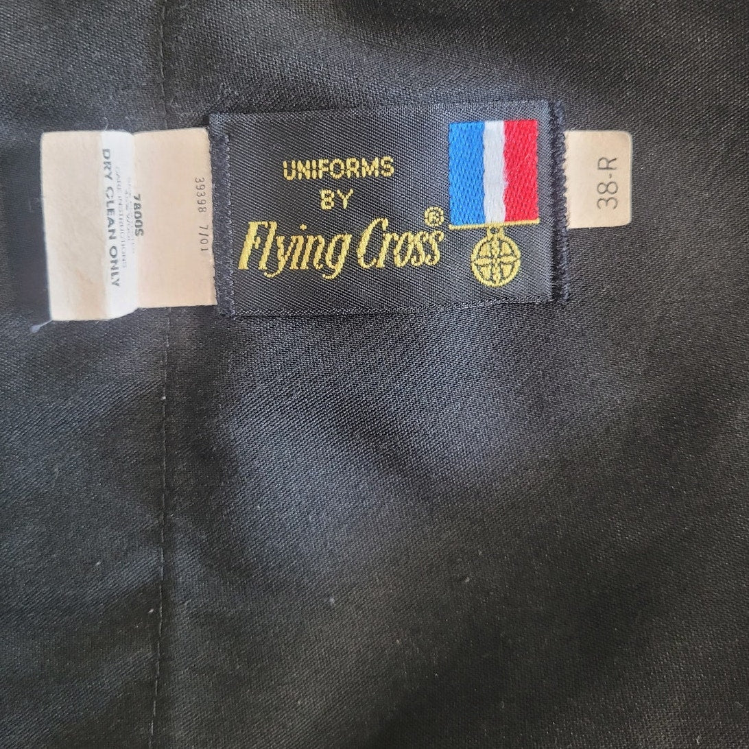 Flying Cross Class A Trousers - 38R - 55/45 Poly-Wool Blend, Blue Shade 3346