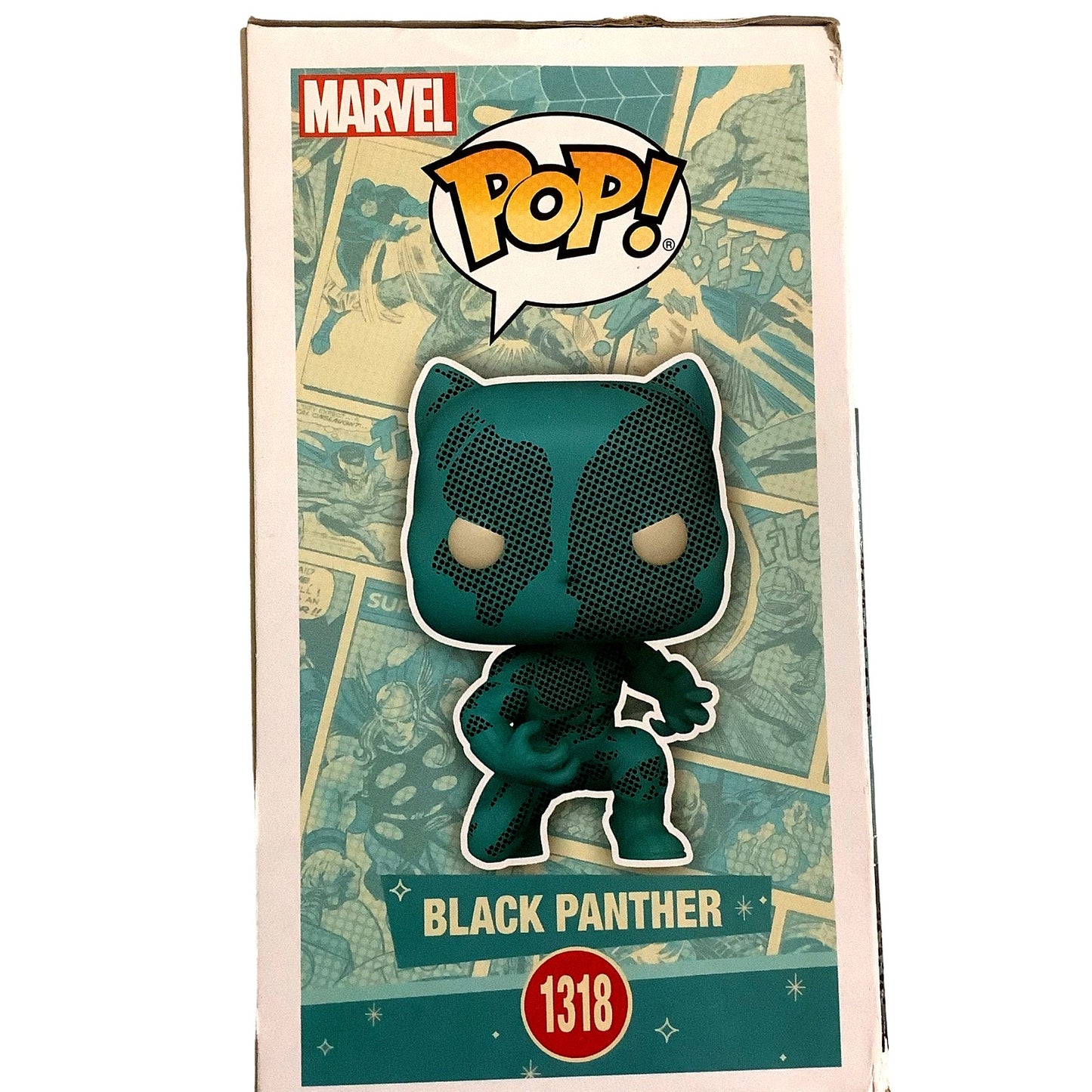 Funko POP! Marvel Black Panther 1318 FAC-053571-23187 Bobblehead Vinyl Figurine