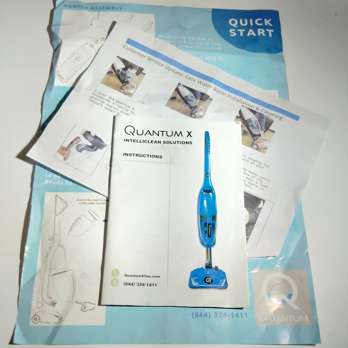 Quantum X QX‑8002 User Manual Guide & Original Paperwork Set