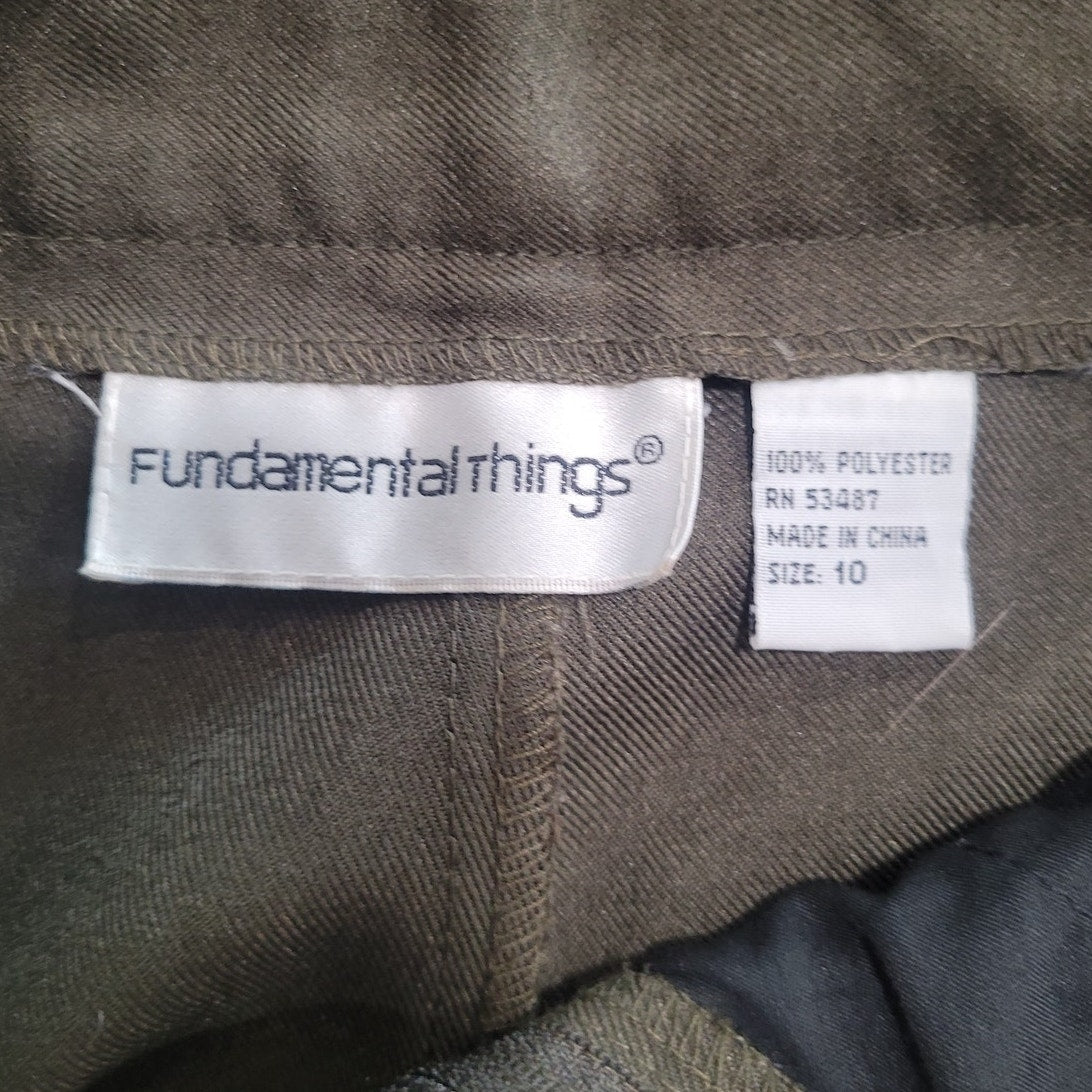 Fundamentalthings Women’s Pants - Size 10 - Shade 2212 - 100% Poly - Classic Fit