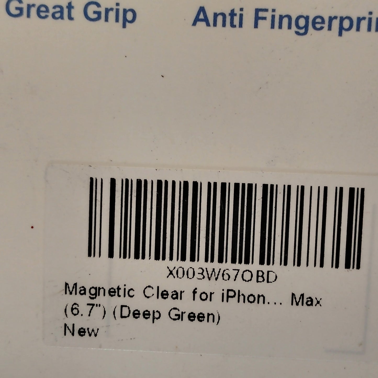 Magnetic Clear Case With Deep Green Trim For iPhone 15 Pro Max Phone