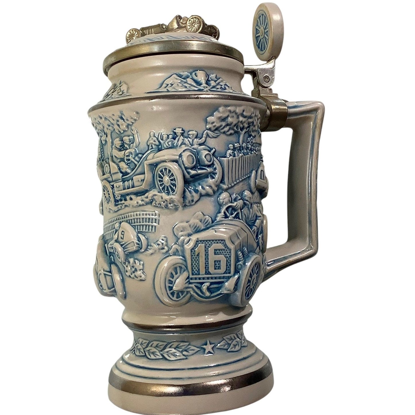 Racing Car Stein (Early Production), Made in Brazil 7448/300,000 Winner's Circle