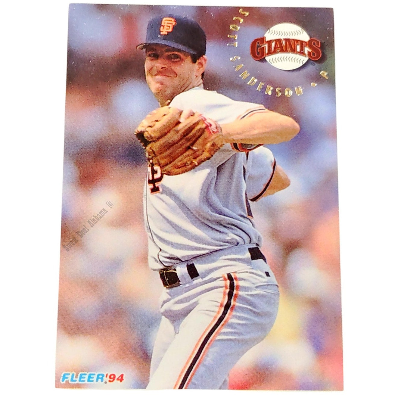 Scott Sanderson, San Francisco Giants, #700, 1994 Fleer Baseball Collector's Card