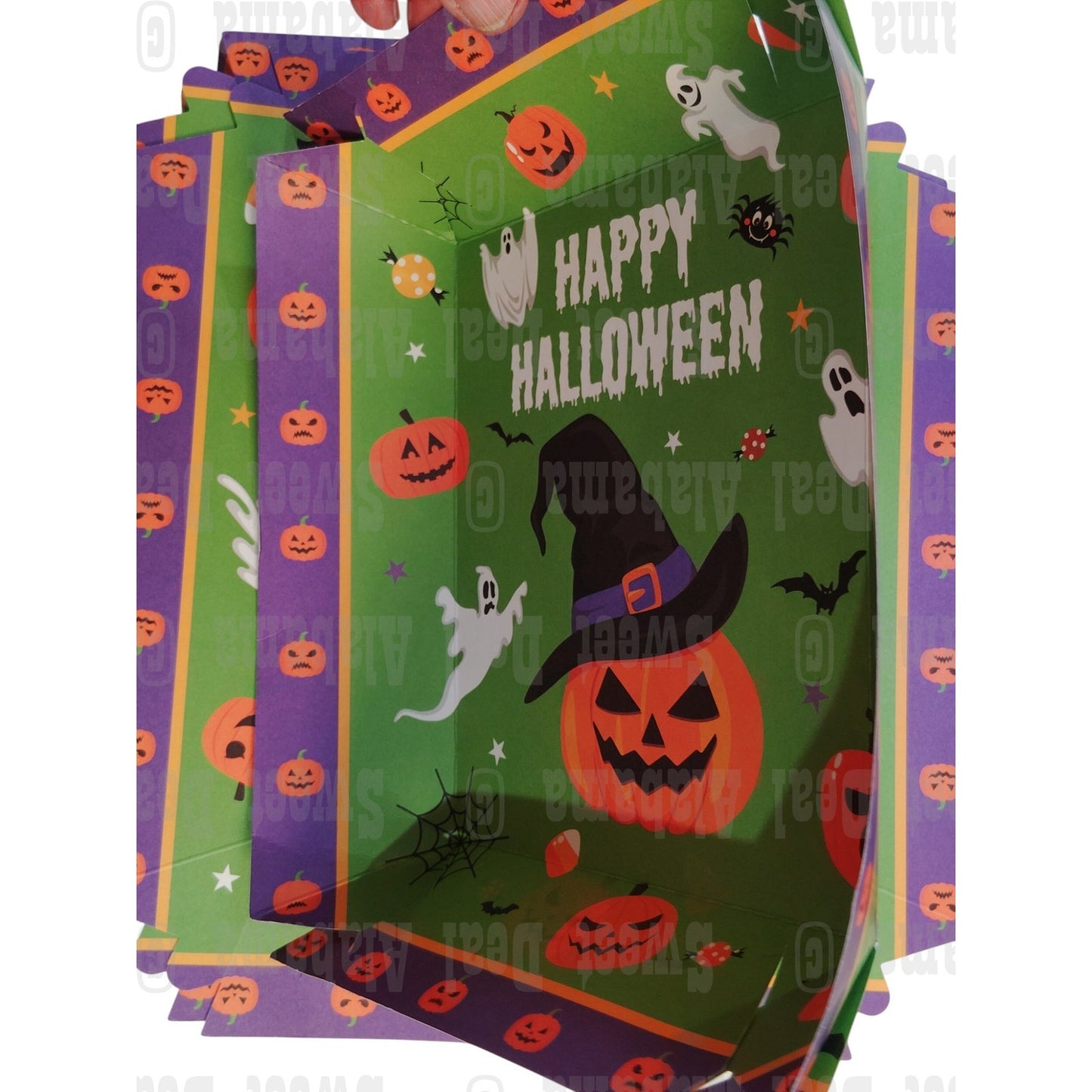 Sieral 100 Ct Halloween Trays, Supplies for Halloween, Approx. 9.5" x 8.5"
