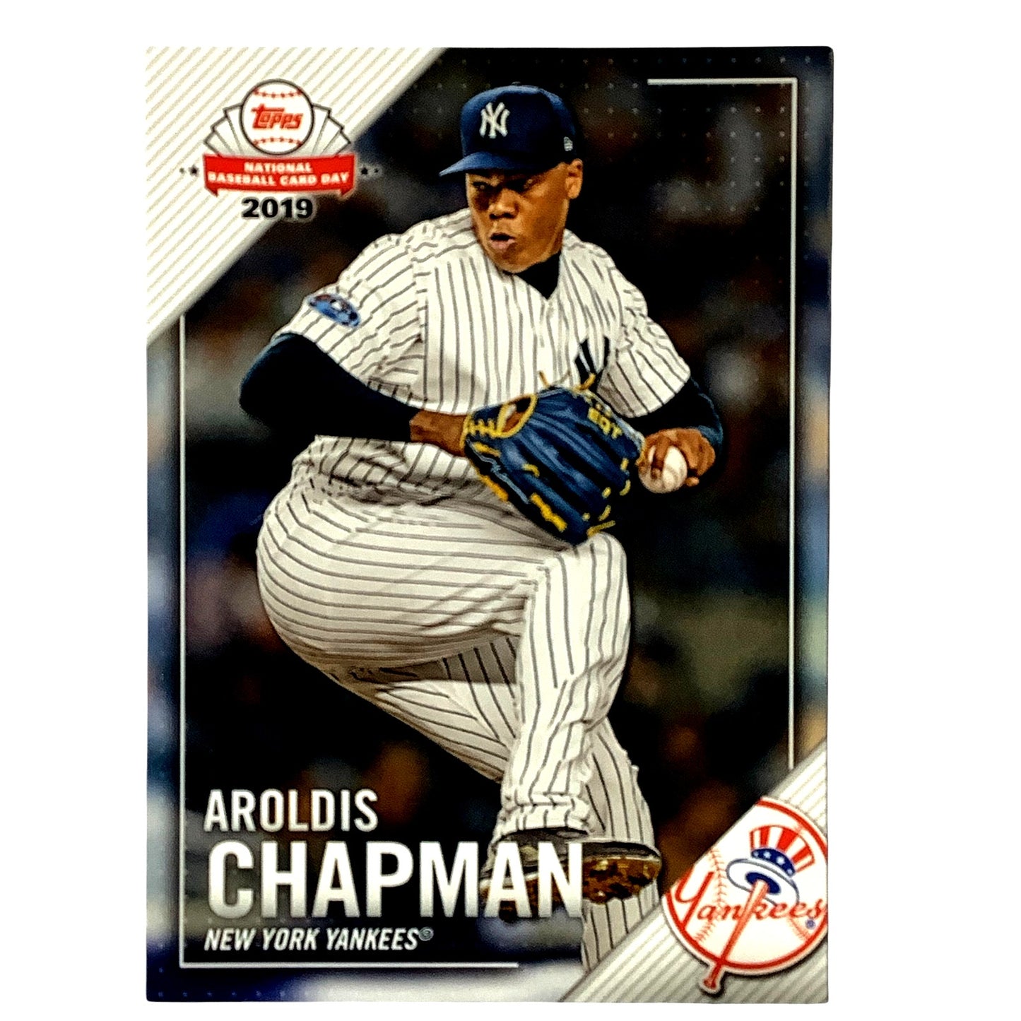 Aroldis Chapman 2019 Topps, National Baseball Card Day, Card #NYY-8, NM