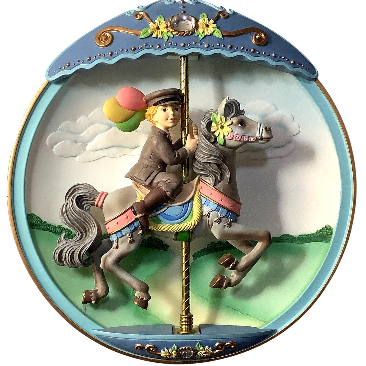 Carousel Daydreams "Big Hopes, Bright Dreams" 8" Plate, BradEx No. 84-810-176.6
