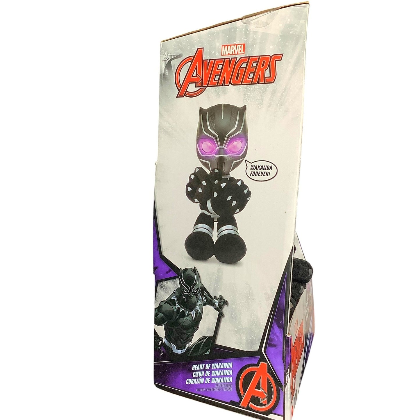Mattel Marvel Avengers Black Panther Heart of Wakanda Talking Interactive Plush