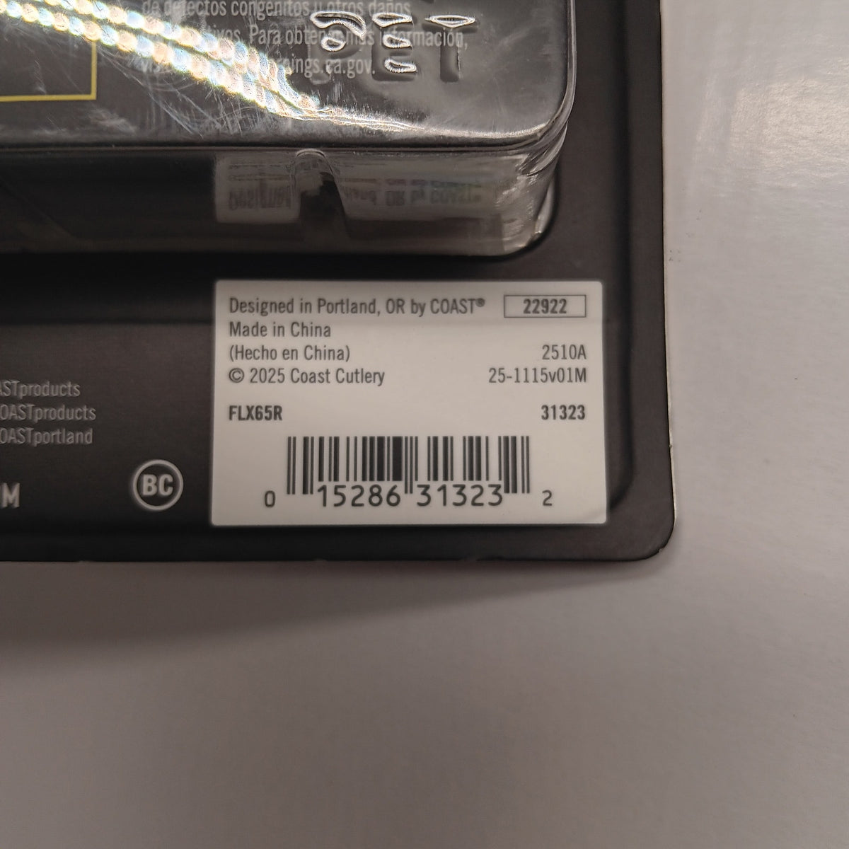 Coast FLX65R 700 Lumen Voice Control Rechargeable LED Headlamp Black