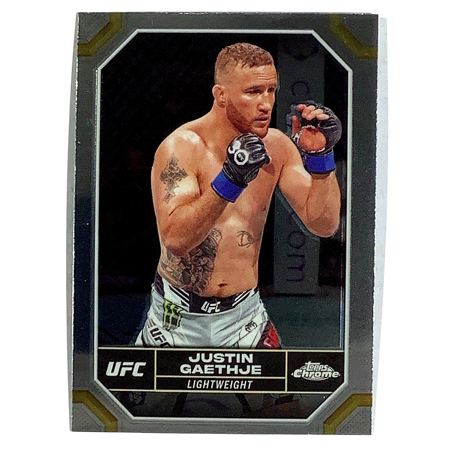 Justin Gaethju, UFC Lightweight, Card 104, 2024 Topps Chrome UFC, NM+