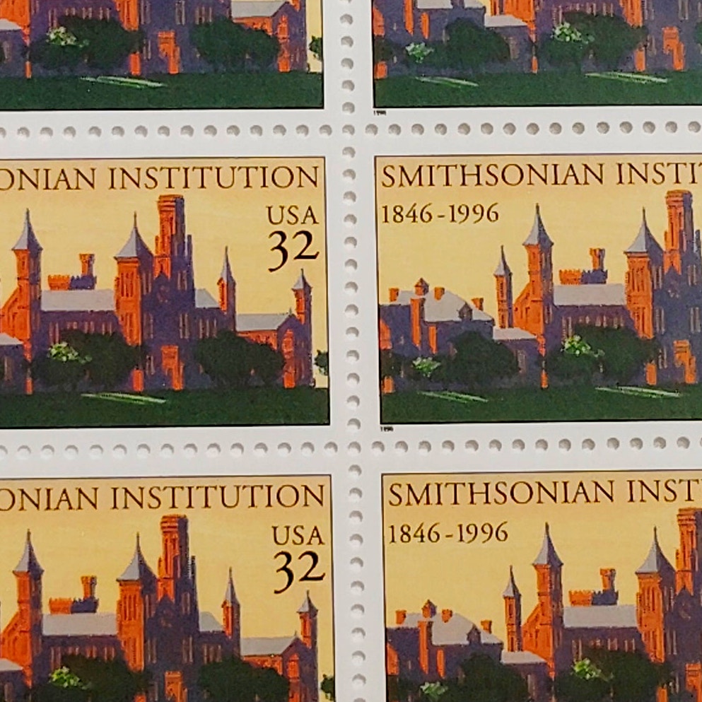 Block of 6 – 1996 USA 32¢ Smithsonian Institution MNH Scott 3059