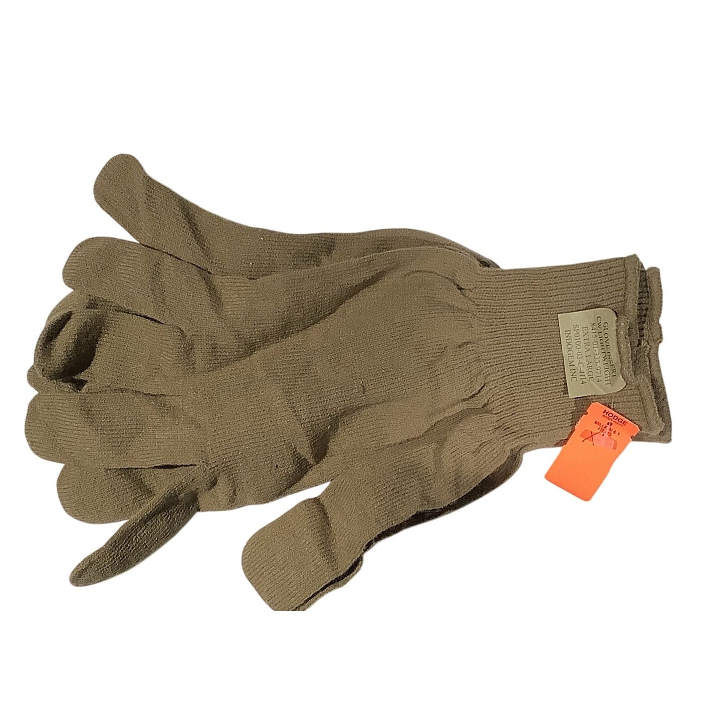 VTG 2003 Military Issue Cold Weather Glove Inserts, Large, NSN: 8415-01-333-9714